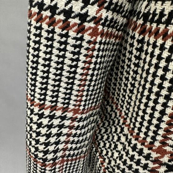 Ann Taylor Plaid Chesterfield Tweed Coat in houndstooth Size Medium NWT - Picture 13 of 16